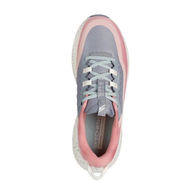 Pantofi alergare trail Skechers GO RUN Supersonic Max A/T damă - mov prăfuit