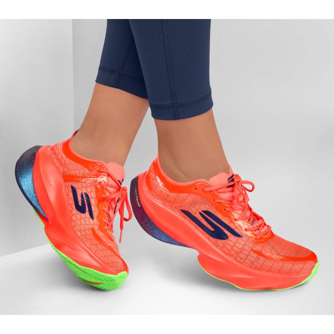 Pantofi alergare Skechers Aero Tempo damă - corai