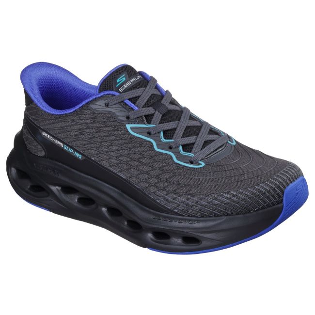 Pantofi alergare Skechers Hands Free Slip-Ins Max Cushioning Glide-Step Sapphire bărbați - negru albastru
