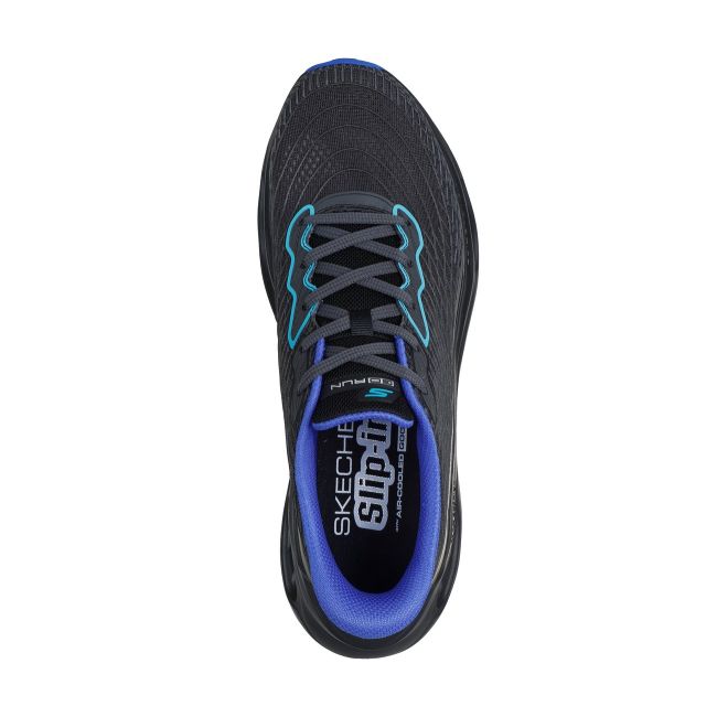 Pantofi alergare Skechers Hands Free Slip-Ins Max Cushioning Glide-Step Sapphire bărbați - negru albastru