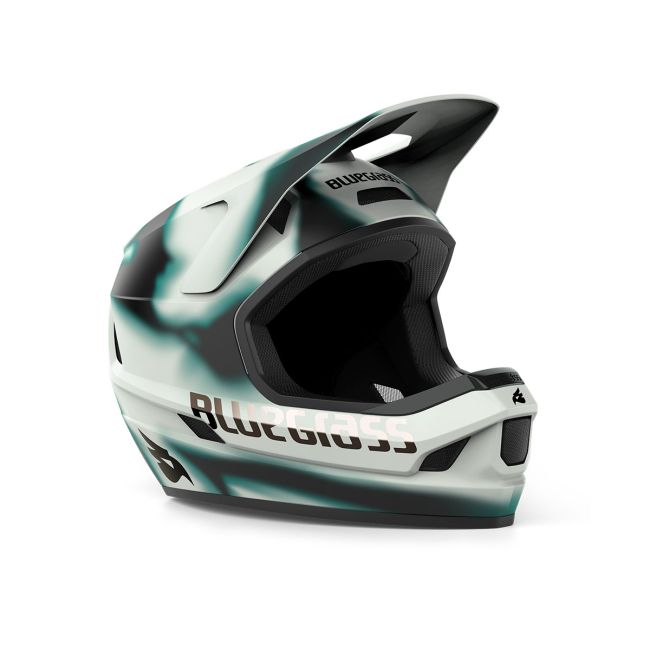 Casca MTB Bluegrass Legit Mips - alb-verde mentolat mat