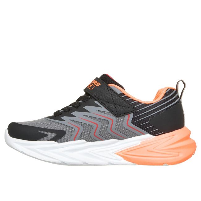 Pantofi sport cu lumini Skechers S-Lights Flex-Glow Ultra Prism-Pacer copii - negru antracit