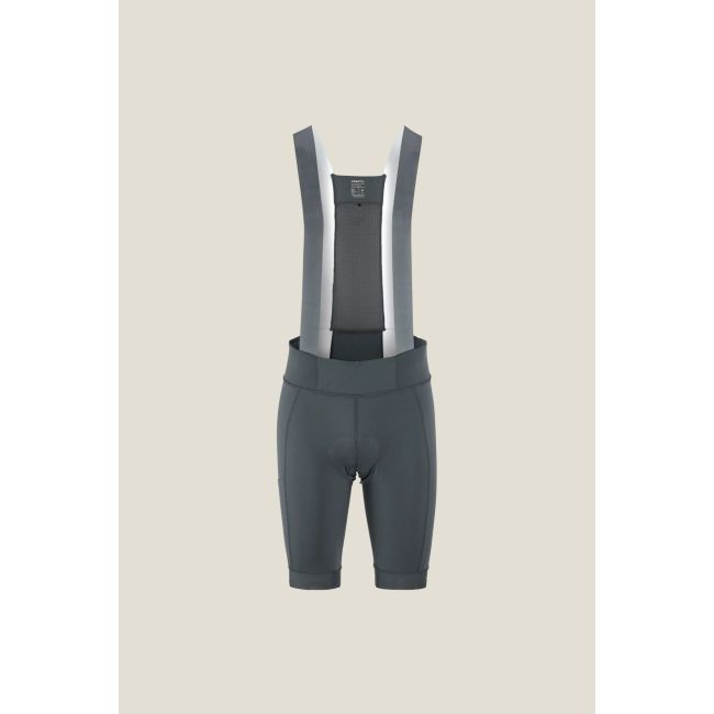 Pantaloni ciclism cu bretele Craft Endur Cargo Bib Shorts C3 bărbați - gri