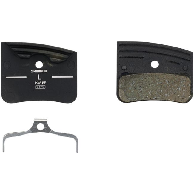 Plăcuțe frână disc Shimano P03A-RF - rășină, cu aripioare de răcire