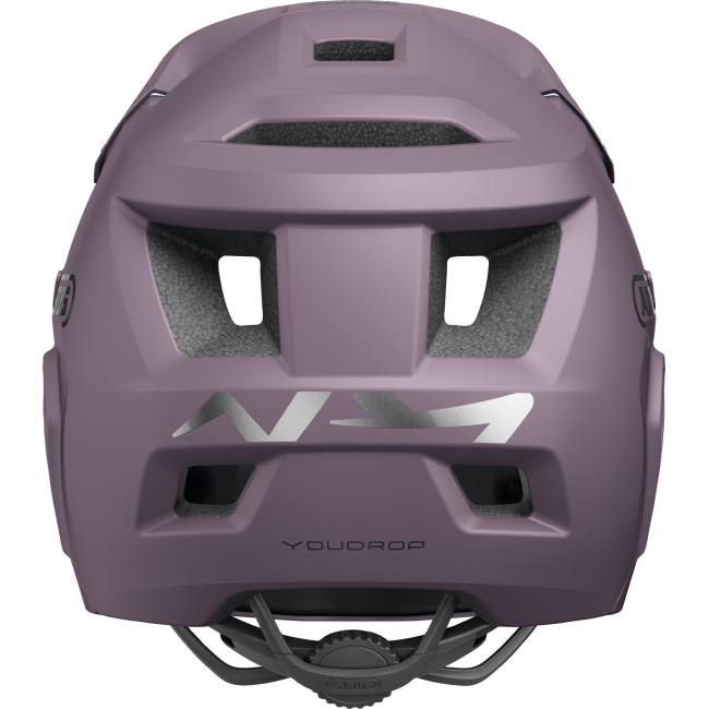 Cască copii MTB full-face Abus YouDrop FF - mov prăfuit