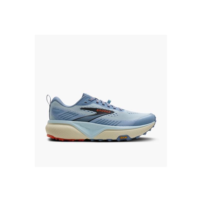 Pantofi alergare trail Brooks Cascadia 20 damă - albastru pastel cu corai