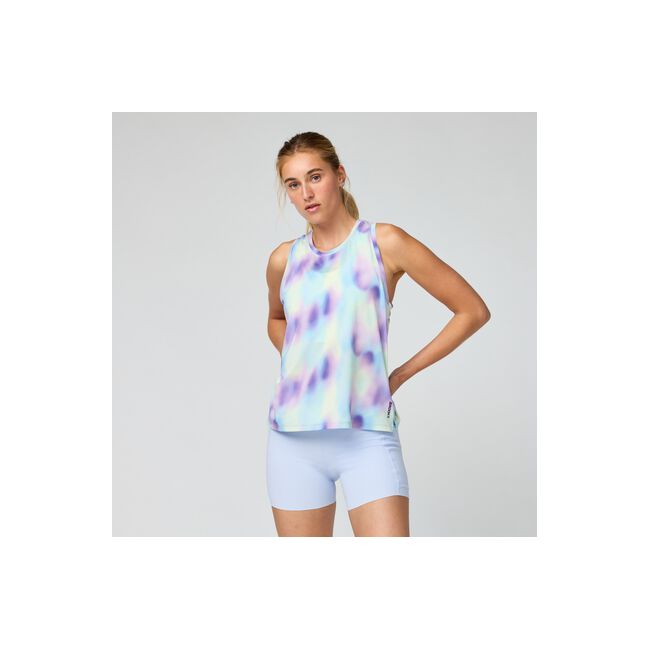 Maiou alergare Brooks Dash Tank Printed damă - mov