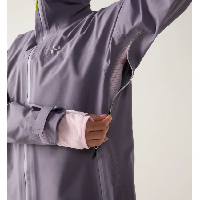 Jachetă impermeabilă Haglöfs L.I.M Airak GTX Jacket damă - mov