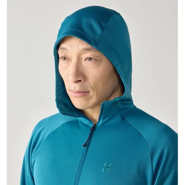 Hanorac Haglöfs Korp Mid Hood bărbați - turcoaz