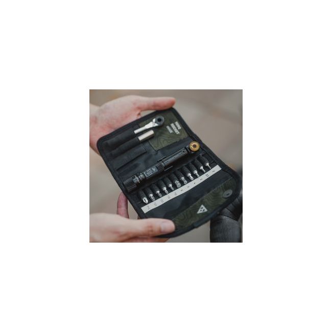 Set scule compact cu cheie dinamometrică Topeak Torq Rocket mini DX
