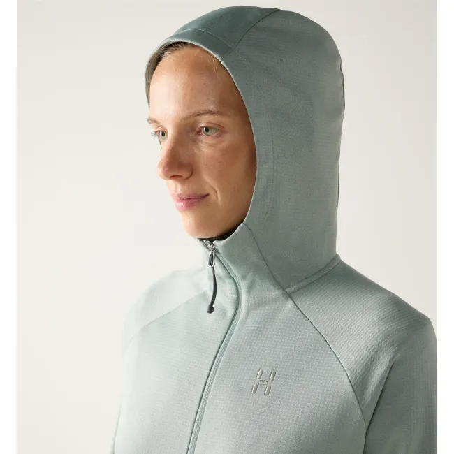 Hanorac Haglöfs Korp Mid Hood damă - verde