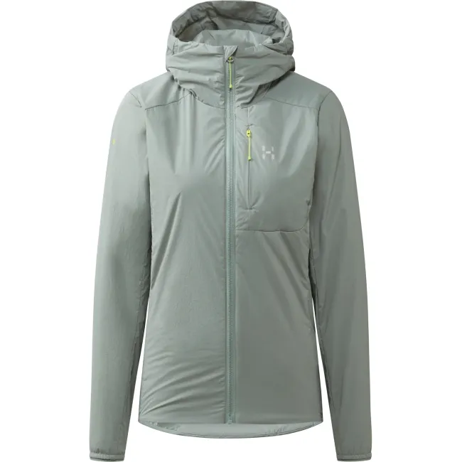 Jachetă izolată Haglöfs L.I.M Mimic Barrier Hood damă - verde