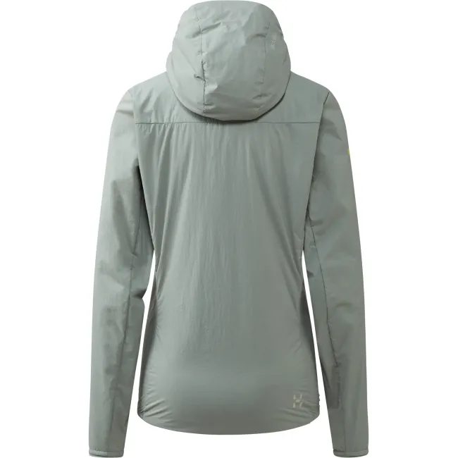 Jachetă izolată Haglöfs L.I.M Mimic Barrier Hood damă - verde