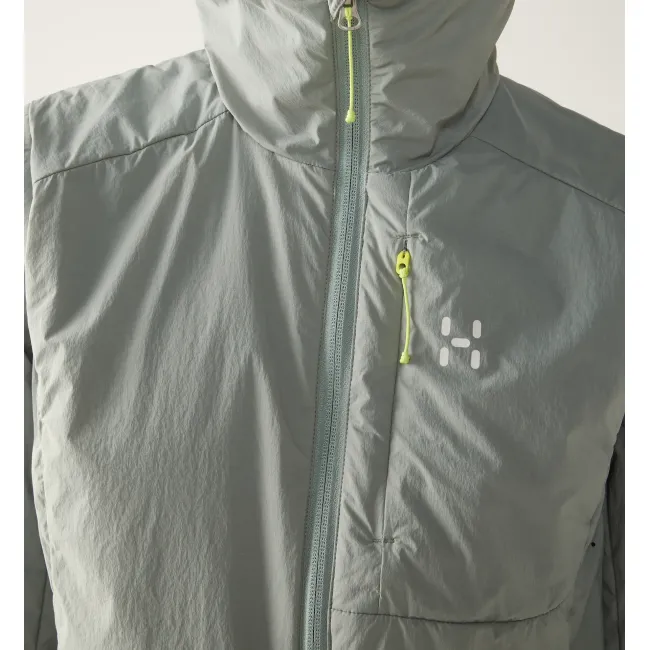 Jachetă izolată Haglöfs L.I.M Mimic Barrier Hood damă - verde