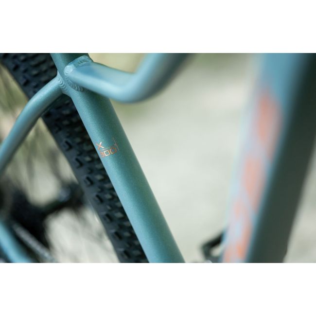 Bicicleta MTB Kross Lea X300 27.5 inch verde-cupru, damă