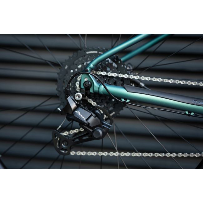 Bicicleta MTB Kross Level X100 29 inch verde-negru, Shimano Essa