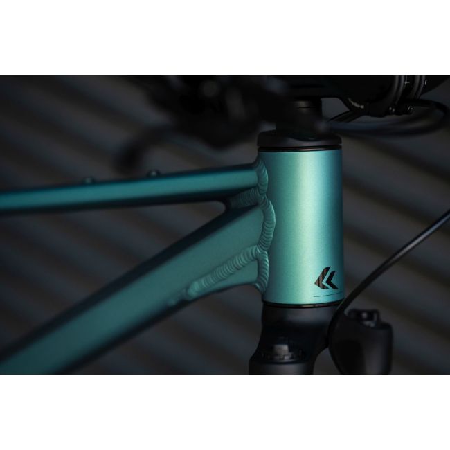 Bicicleta MTB Kross Level X100 29 inch verde-negru, Shimano Essa