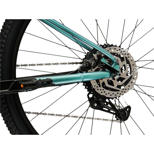 Bicicleta MTB Kross Level X100 29 inch verde-negru, Shimano Essa