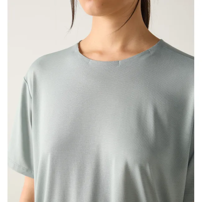Tricou crop Haglöfs L.I.M Delta Crop Tee damă - verde