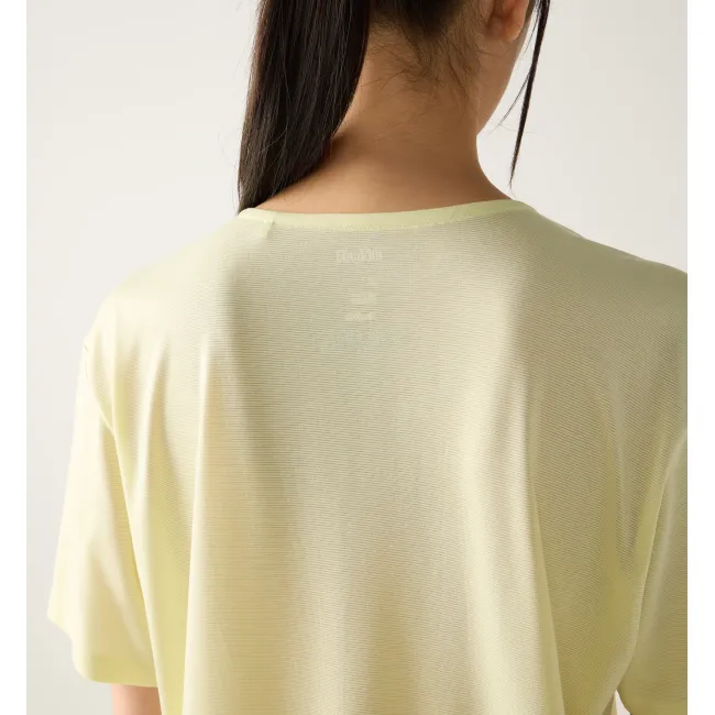 Tricou crop Haglöfs L.I.M Delta Crop Tee damă - galben