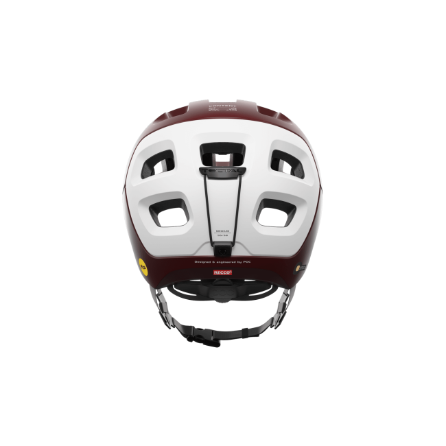 Casca MTB POC Tectal Race Mips - Garnet Red/Hydrogen White Matt