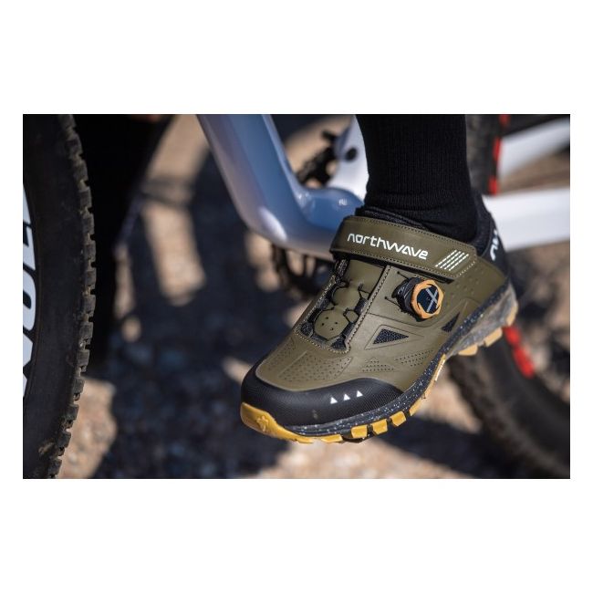 Pantofi ciclism MTB Northwave Spider Plus 3 - verde (forest)