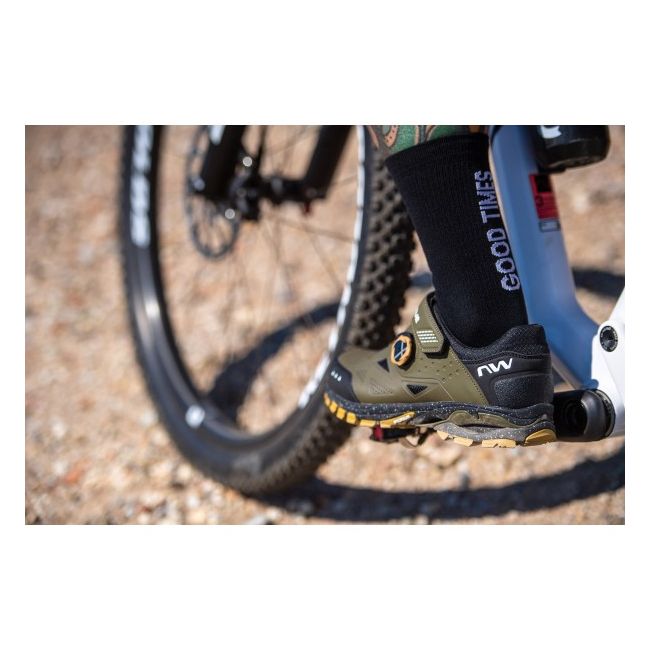 Pantofi ciclism MTB Northwave Spider Plus 3 - verde (forest)