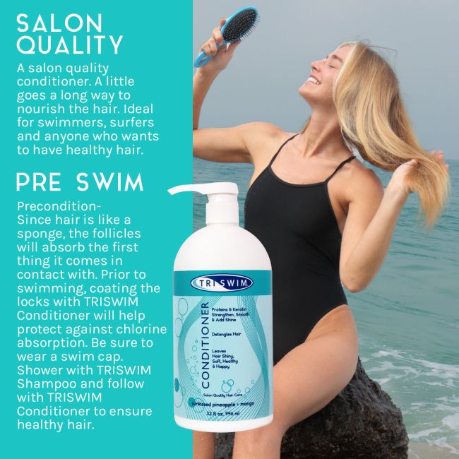 Balsam de păr Triswim Hair Conditioner - ananas și mango - 946ml
