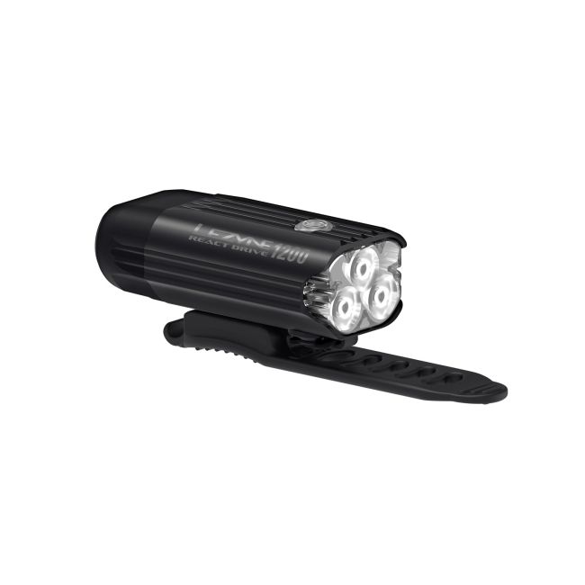 Lumina fata Lezyne React Drive Front - negru mat