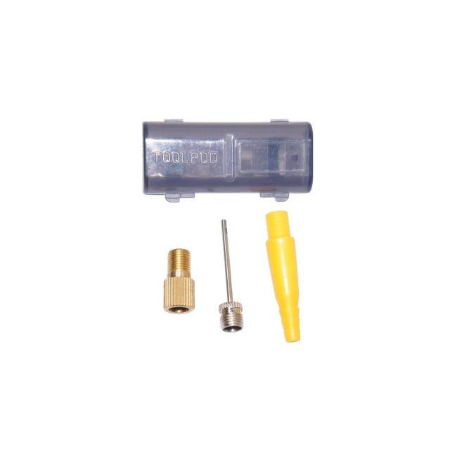 Set adaptoare supapa Voxom Vad2 - negru, 3 tipuri de supape