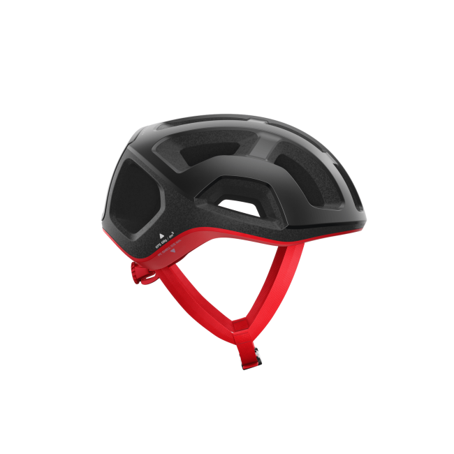 Casca ciclism POC Ventral Lite - Uranium Black/Prismane Red Matt
