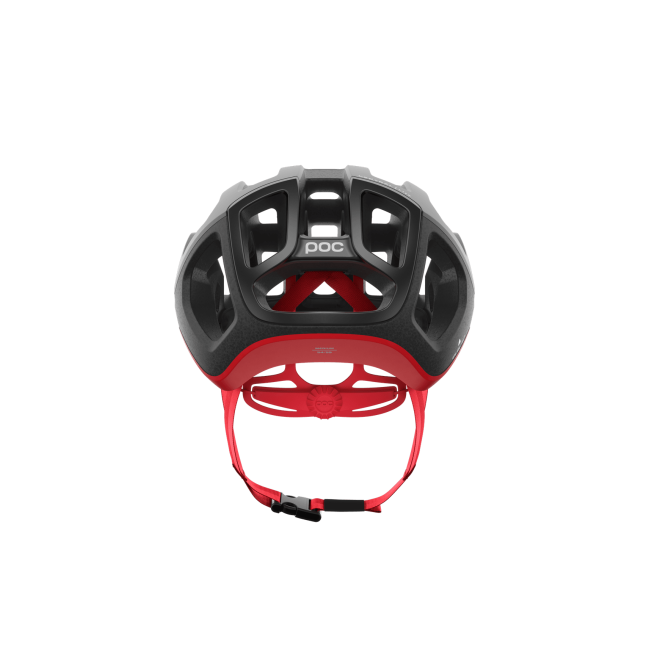 Casca ciclism POC Ventral Lite - Uranium Black/Prismane Red Matt