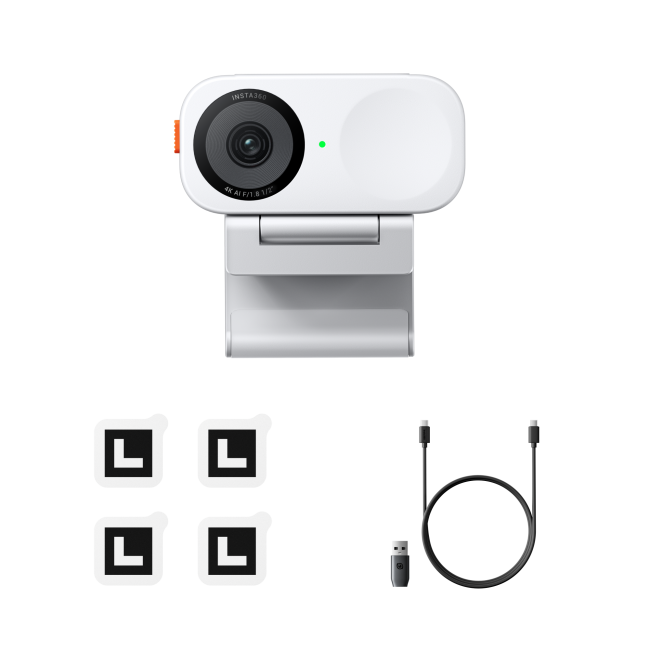 Cameră web Insta360 Link 2C - alb Arctic White