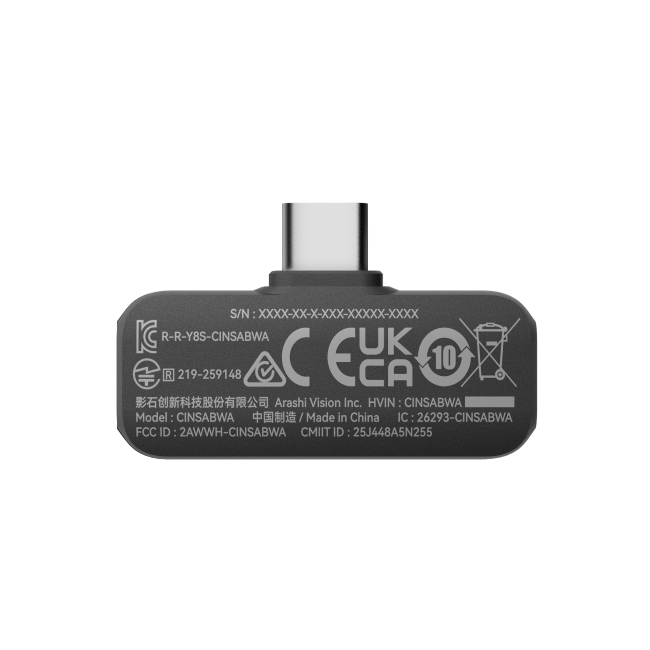 Microfon wireless Insta360 Mic Air - 1 transmițător + 1 receptor