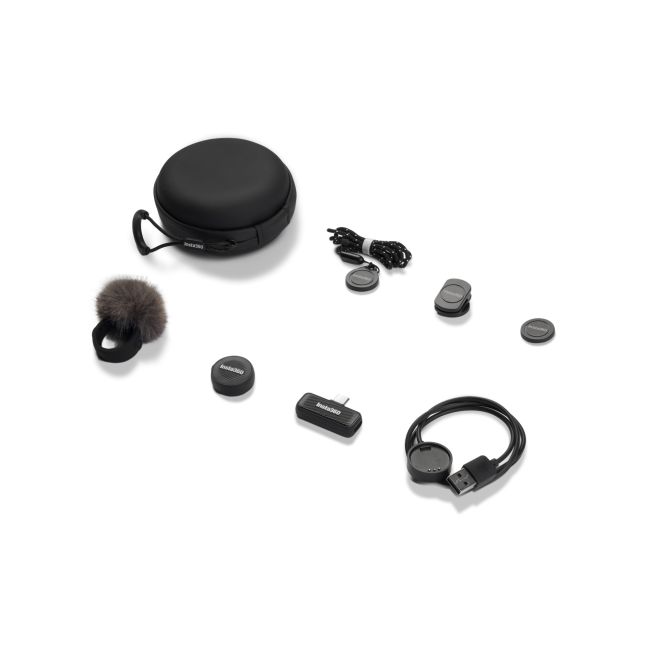 Microfon wireless Insta360 Mic Air - 1 transmițător + 1 receptor