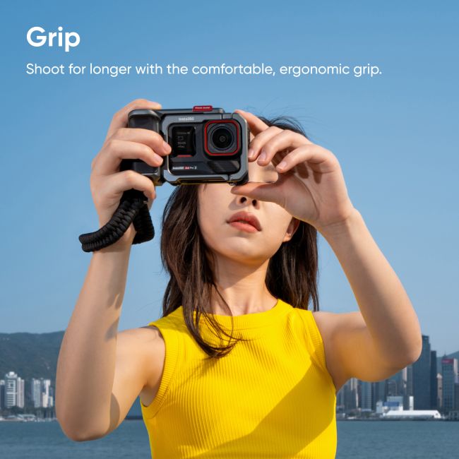 Cameră de acțiune Insta360 Ace Pro 2 Xplorer Bundle, dublă baterie - Slate Gray