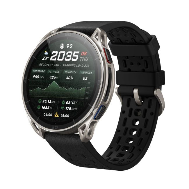 Amazfit Cheetah 2 Ultra, ceas smartwatch trail running GPS, carcasa titan - Titanium 47mm