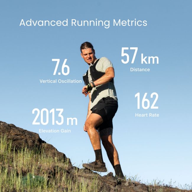 Amazfit Cheetah 2 Ultra, ceas smartwatch trail running GPS, carcasa titan - Titanium 47mm