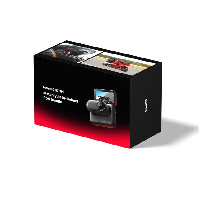 Camera Insta360 Go 3S Motorcycle In-Helmet POV Bundle
