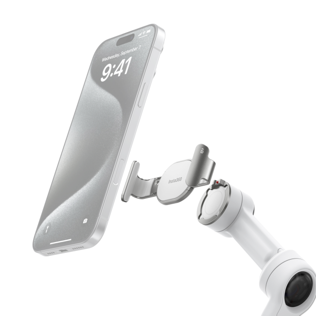 Insta360 Flow 2 Pro Magnetic Phone Clamp Summit White