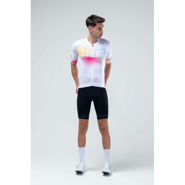 Tricou ciclism Gobik CX Pro 4.0 Hydrazero - alb multicolor