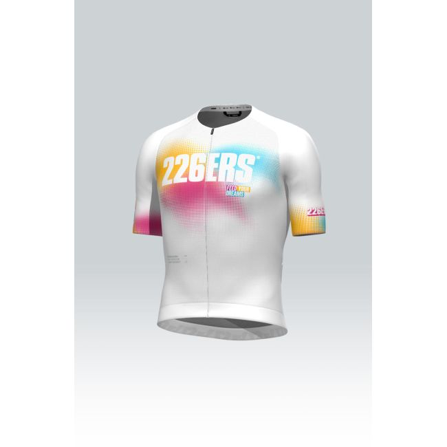 Tricou ciclism Gobik CX Pro 4.0 Hydrazero - alb multicolor