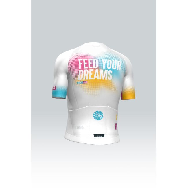 Tricou ciclism Gobik CX Pro 4.0 Hydrazero - alb multicolor