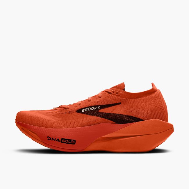 Pantofi alergare Brooks Hyperion Elite 6 - portocaliu cu roșu și alb