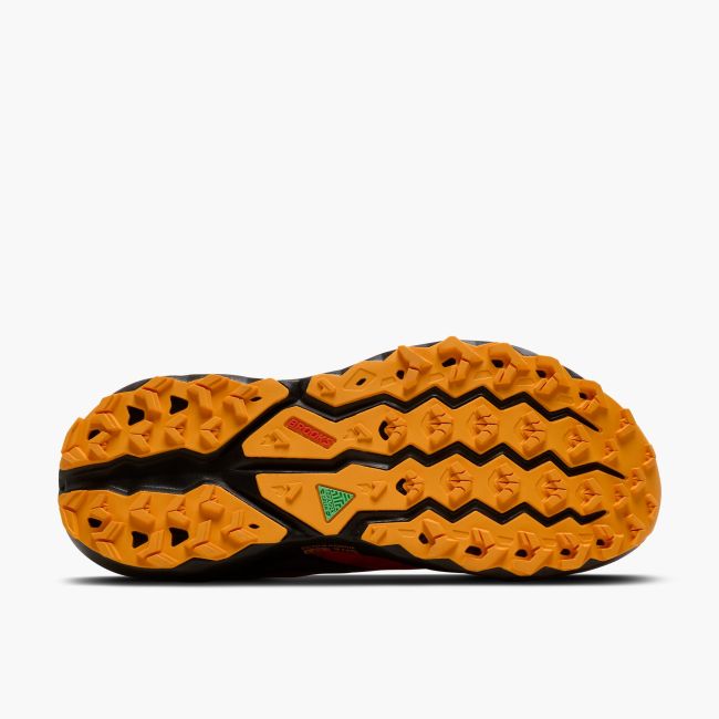 Pantofi alergare trail Brooks Range bărbați - roșu-portocaliu cu negru