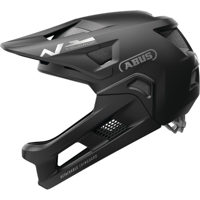 Cască copii MTB full-face Abus YouDrop FF - negru mat