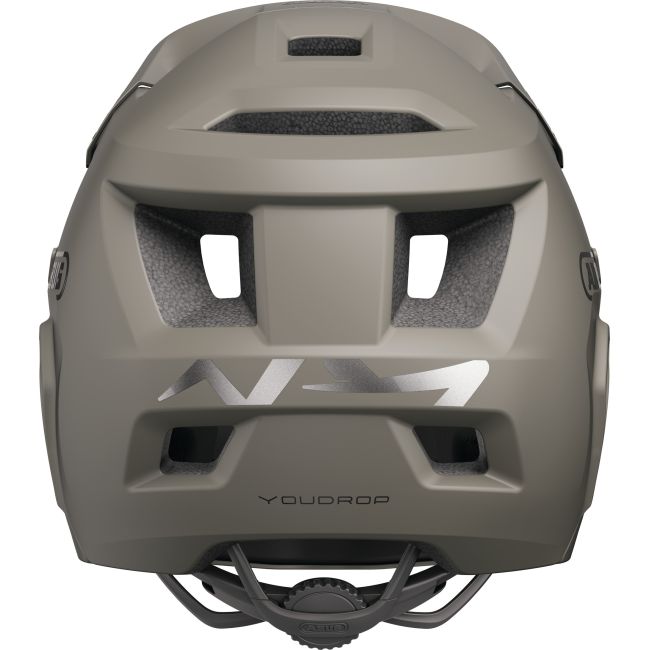 Cască copii MTB full-face Abus YouDrop FF - gri nisipiu