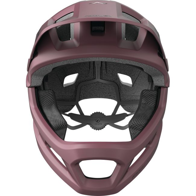 Cască copii MTB full-face Abus YouDrop FF - roșu prăfuit