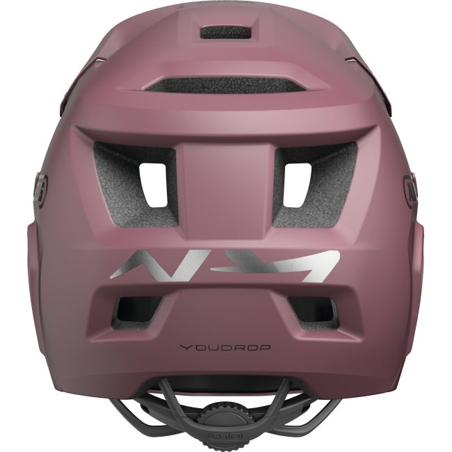Cască copii MTB full-face Abus YouDrop FF - roșu prăfuit