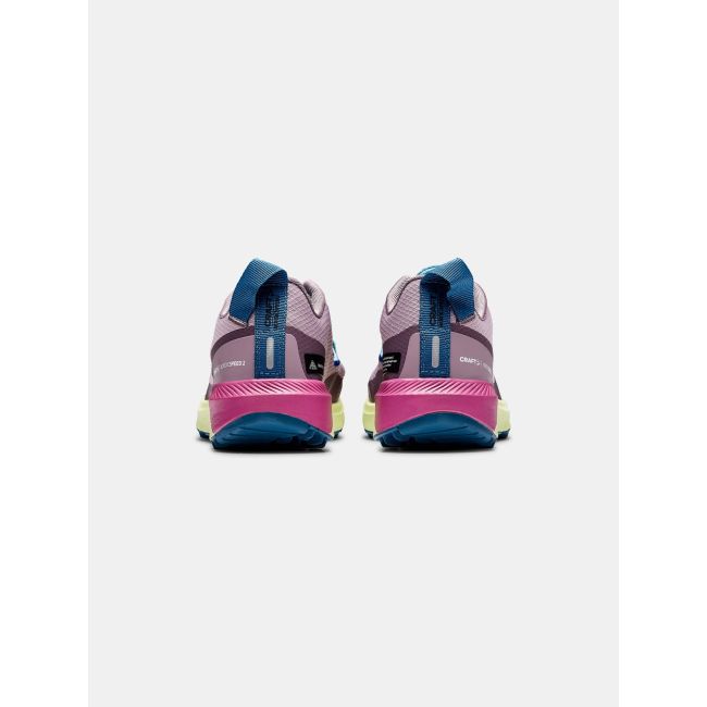 Pantofi alergare trail Craft ADV Nordic Trail damă - mov/lime (gerbera-roxo)